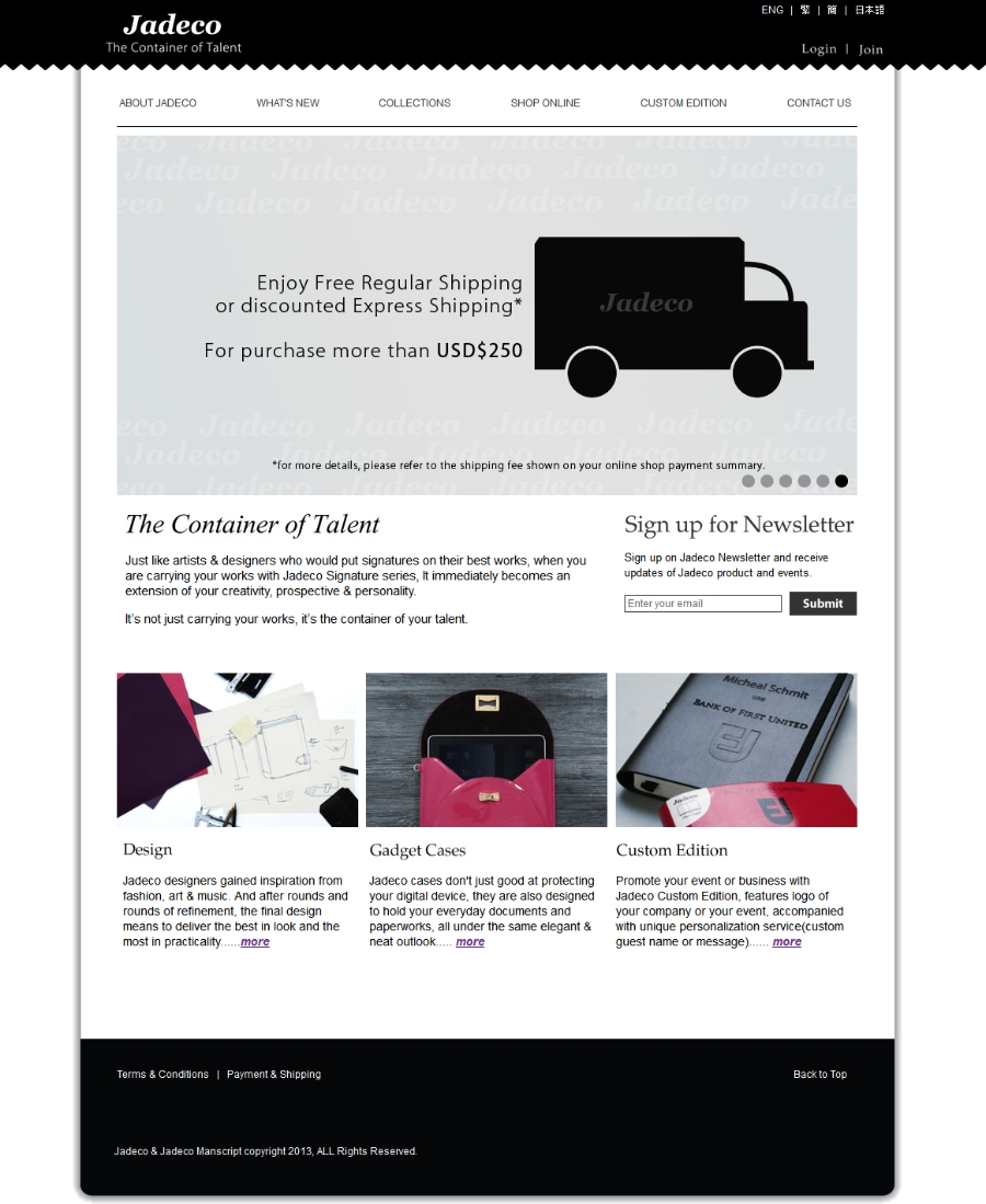 Jadeco website